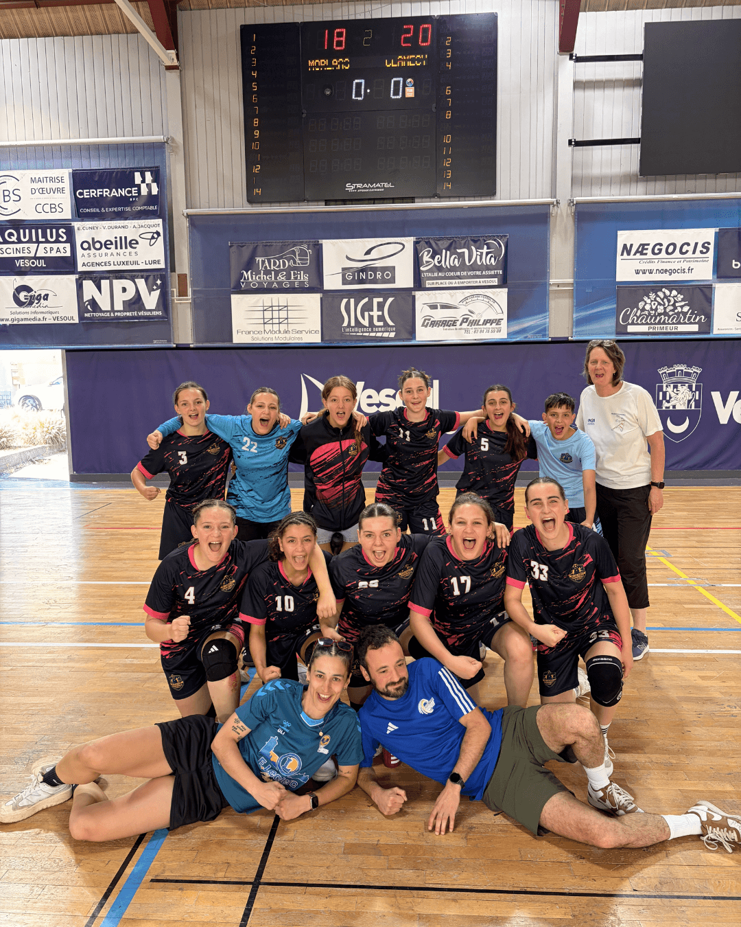 Félicitations à nos vaillantes collégiennes ✨🤾🏼‍♀️